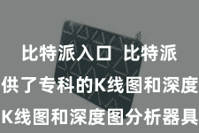 比特派入口 比特派APP还提供了专科的K线图和深度图分析器具