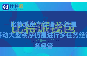 比特派资产管理  不管是开动大型秩序仍是进行多任务经管