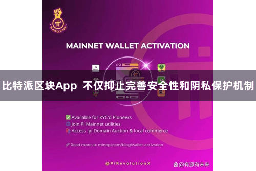 比特派区块App  不仅抑止完善安全性和阴私保护机制